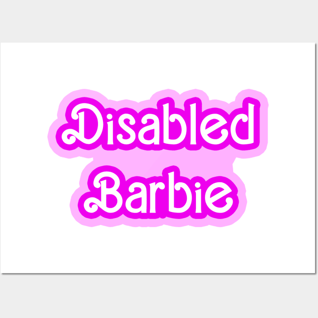 Disabled Barbie Wall Art by SitDownCreations